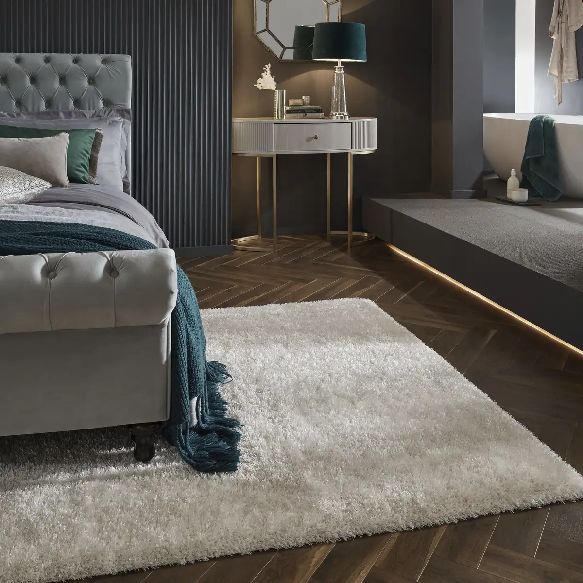 FLAIR RUGS Ковер с высоким ворсом "Бархат", прямоугольный 160х230 см, слоновая кость
FLAIR RUGS Ковер с высоким ворсом "Бархат", прямоугольный 160х230 см, слоновая кость