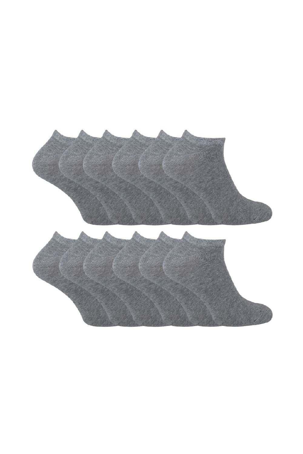 12 пар мягких хлопковых дышащих спортивных носков Sock Snob, черный 
12 пар мягких хлопковых дышащих спортивных носков Sock Snob, черный