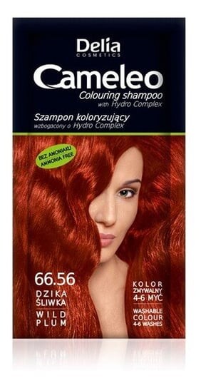 Шампунь-краска 66.56 Дикая слива, 40 мл Delia, Cameleo 
Шампунь-краска 66.56 Дикая слива, 40 мл Delia, Cameleo