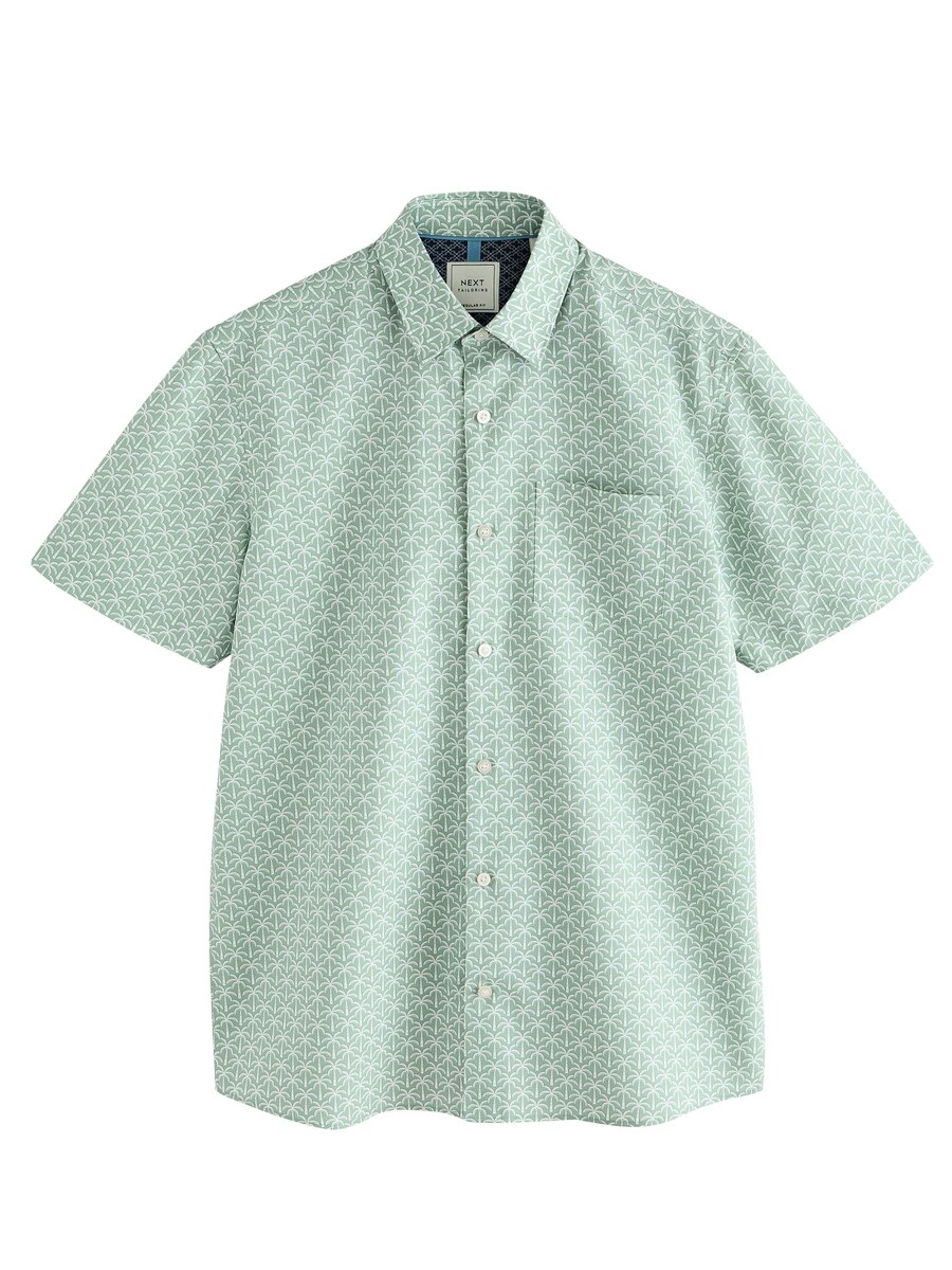 Рубашка на пуговицах классического кроя Next, пастельный зеленый
Рубашка на пуговицах классического кроя Next, пастельный зеленый