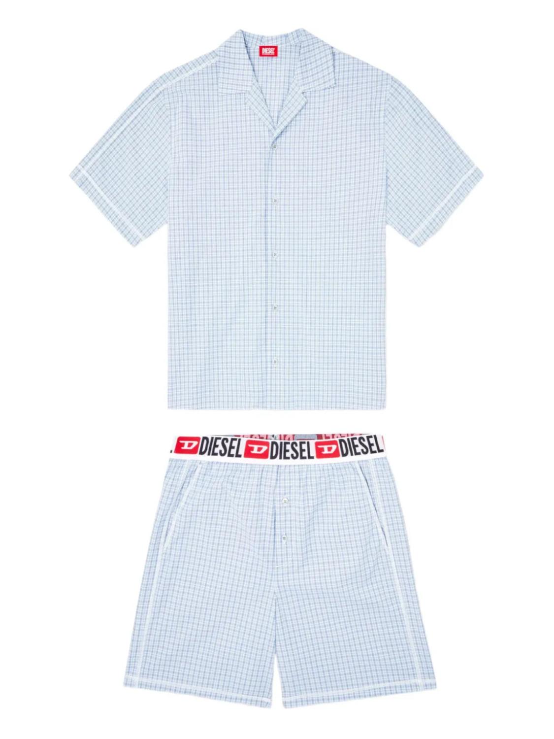 Diesel пижама Rafael в клетку, синий
Diesel пижама Rafael в клетку, синий