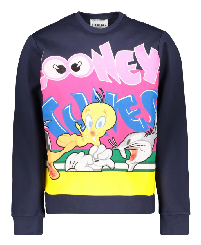 Хлопковый свитер с вышивкой Iceberg, мультиколор
Хлопковый свитер с вышивкой Iceberg, мультиколор