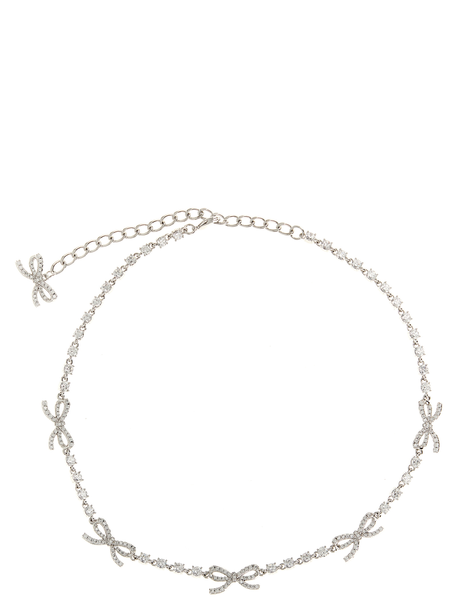 Ожерелье «Кристальный бант» SELF PORTRAIT, серебристый
Ожерелье «Кристальный бант» SELF PORTRAIT, серебристый