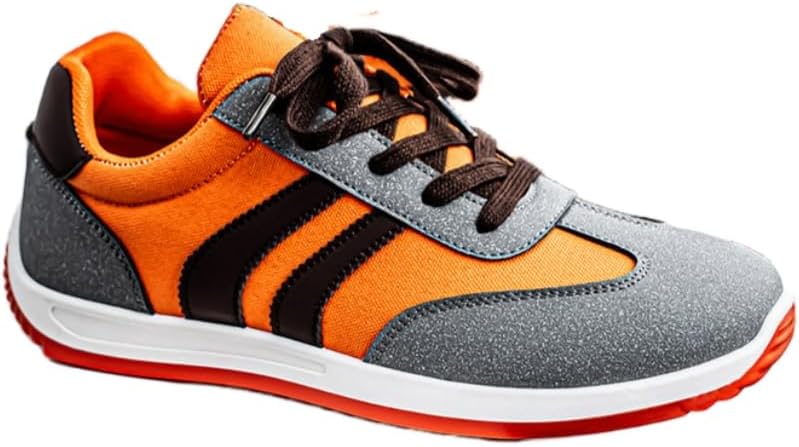 Мужские спортивные кроссовки большого размера с мягкой подошвой и дышащим материалом, Легкие повседневные спортивные кроссовки Hoalox, оранжевый
Мужские спортивные кроссовки большого размера с мягкой подошвой и дышащим материалом, Легкие повседневные спортивные кроссовки Hoalox, оранжевый