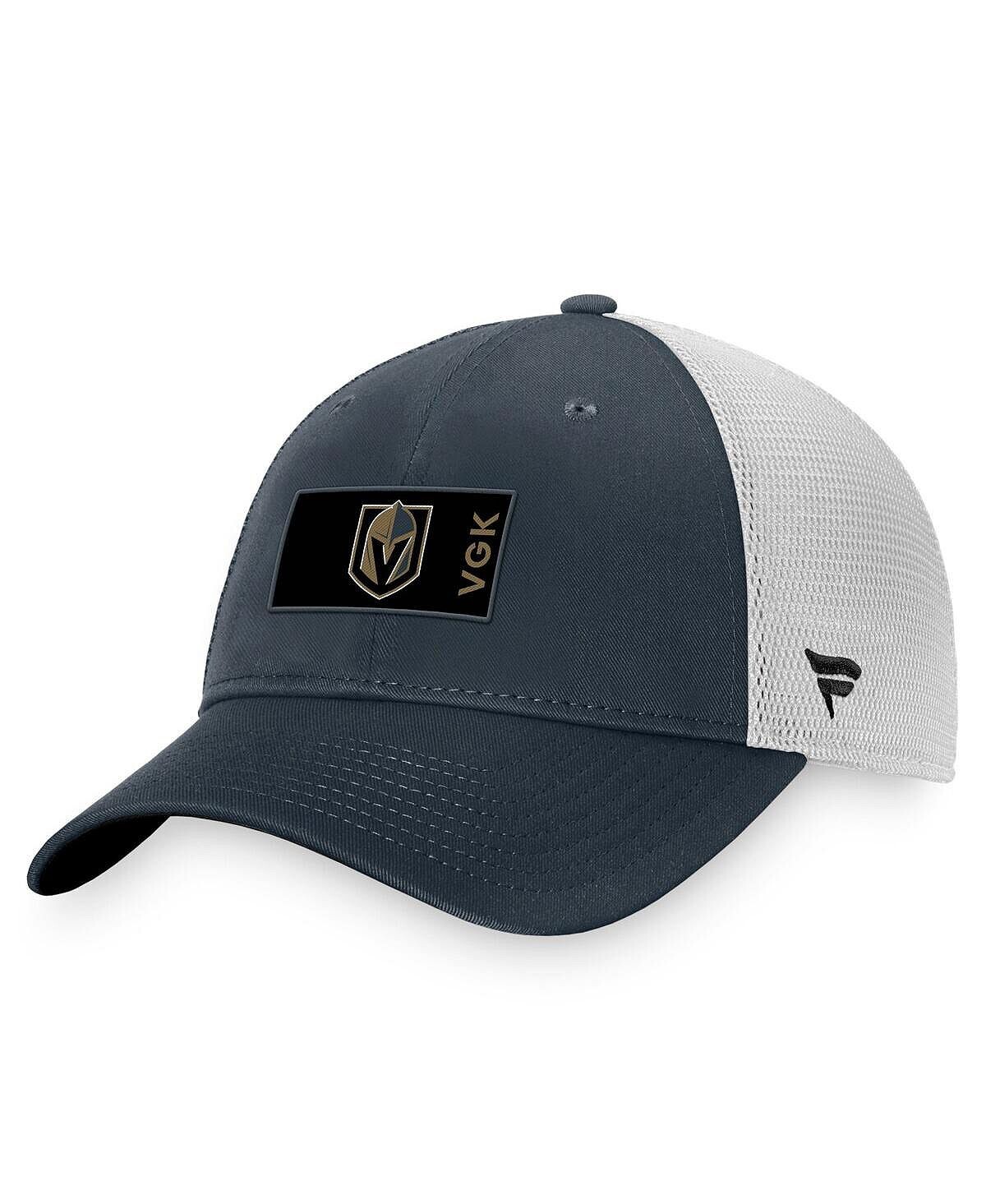 Мужская фирменная угольно-белая кепка Vegas Golden Knights Authentic Pro Rink Trucker Snapback Fanatics
Мужская фирменная угольно-белая кепка Vegas Golden Knights Authentic Pro Rink Trucker Snapback Fanatics