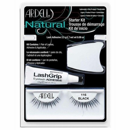 Стартовый набор Natural Lash Starter Kit 116 Черные ресницы с водостойким клеем, Ardell
Стартовый набор Natural Lash Starter Kit 116 Черные ресницы с водостойким клеем, Ardell