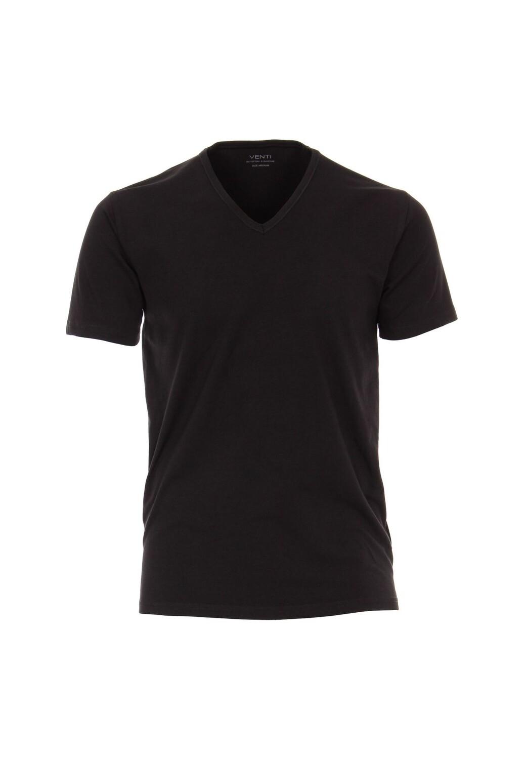 Мужская футболка в двойной упаковке однотонная Venti, черный
Мужская футболка в двойной упаковке однотонная Venti, черный
