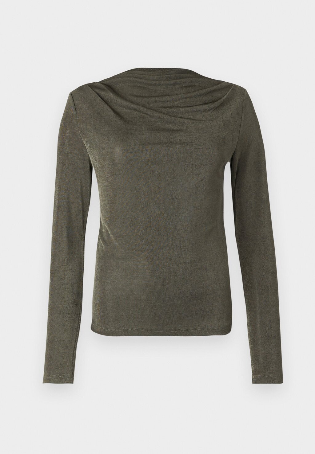 Топ с длинными рукавами VINYNNE VILA, хаки 
Топ с длинными рукавами VINYNNE VILA, хаки