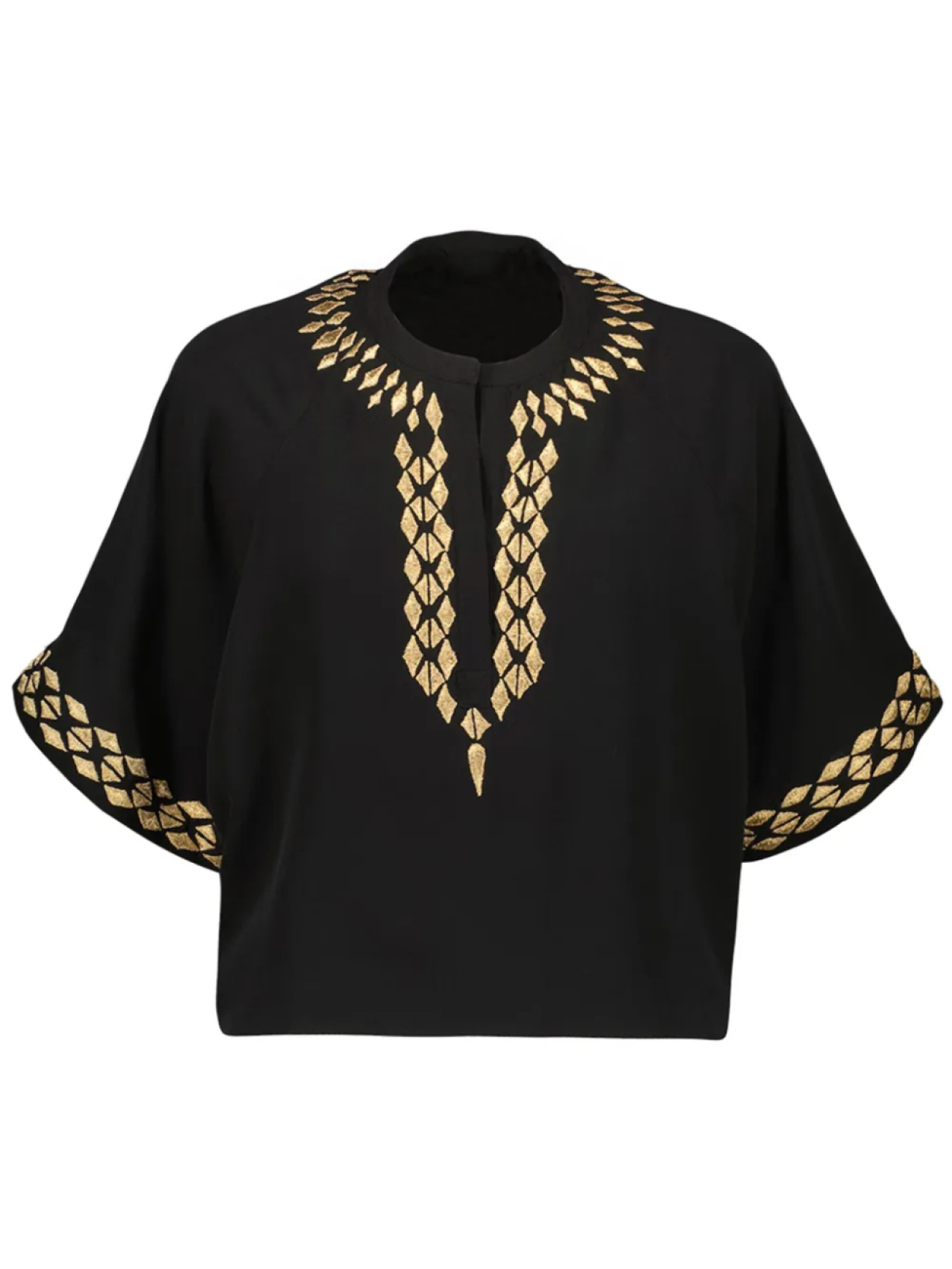 Yves Salomon шелковая блузка с вышивкой, черный
Yves Salomon шелковая блузка с вышивкой, черный