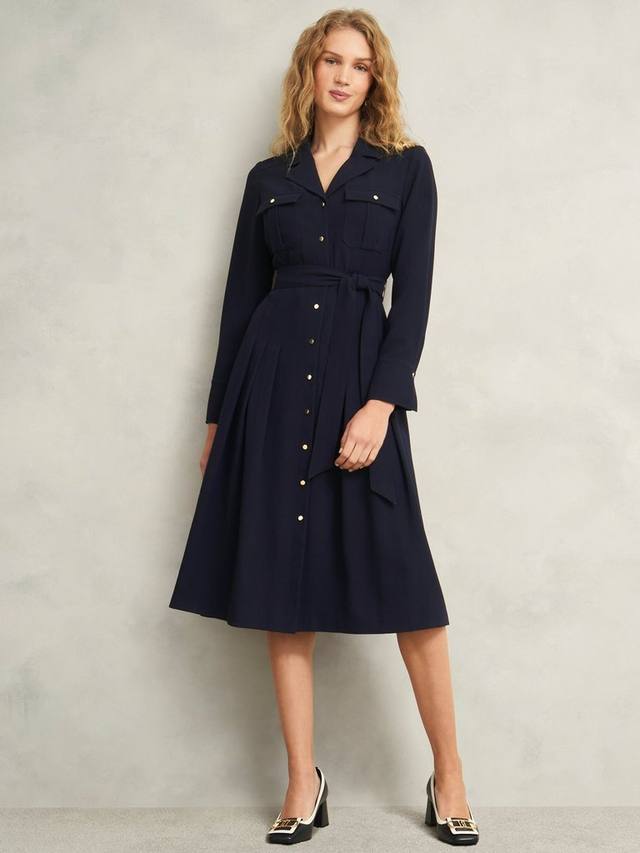 Универсальное платье-рубашка myla Hobbs, темно-синий
Универсальное платье-рубашка myla Hobbs, темно-синий