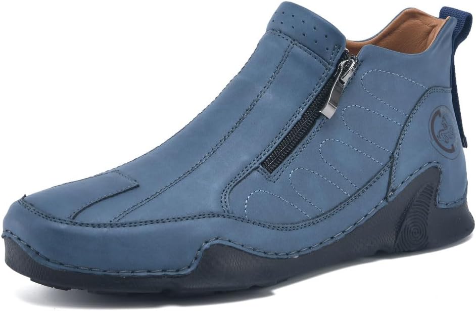 Мужские повседневные ботинки-чукка на голую ногу, с молнией, кожаные, слипоны для ходьбы и вождения Tsuukuie, синий
Мужские повседневные ботинки-чукка на голую ногу, с молнией, кожаные, слипоны для ходьбы и вождения Tsuukuie, синий