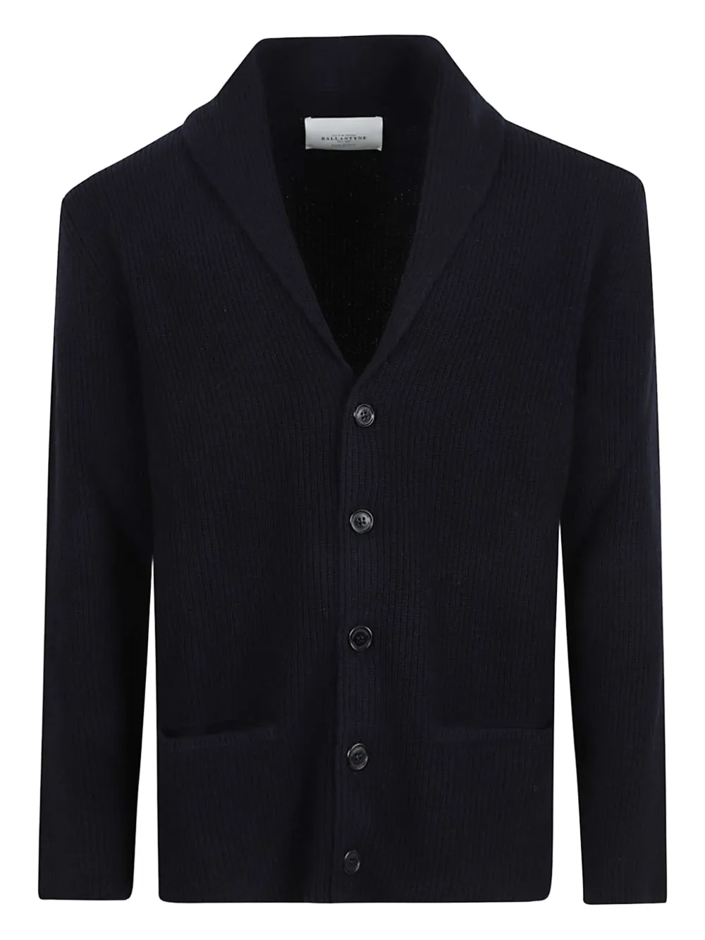 Кардиган с шалевым воротником на пуговицах Ballantyne, синий
Кардиган с шалевым воротником на пуговицах Ballantyne, синий