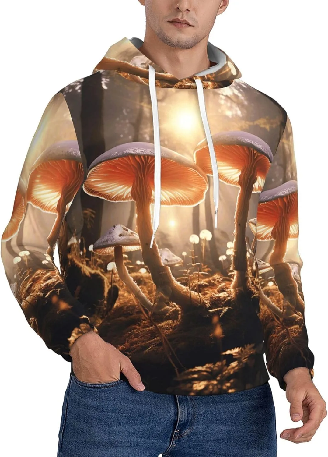 Мужской худи с капюшоном Mushroom Forest, мягкий, ветрозащитный, с карманом SDTYKHJ
Мужской худи с капюшоном Mushroom Forest, мягкий, ветрозащитный, с карманом SDTYKHJ