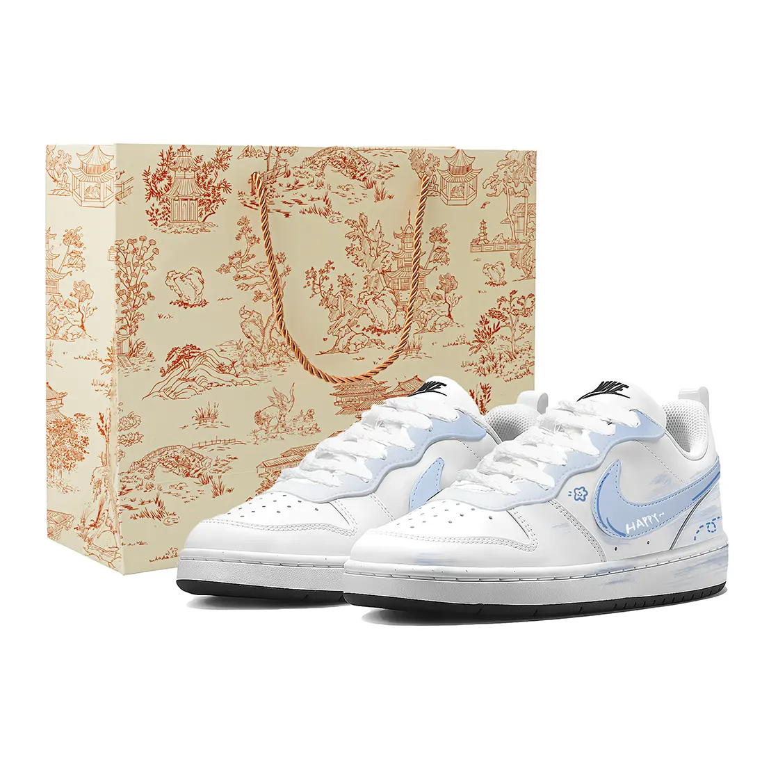 Детские кроссовки для скейтбординга Court Borough Happiness Paper Plane с низким верхом, устойчивые к истиранию, для подростков Nike, синий/белый
Детские кроссовки для скейтбординга Court Borough Happiness Paper Plane с низким верхом, устойчивые к истиранию, для подростков Nike, синий/белый