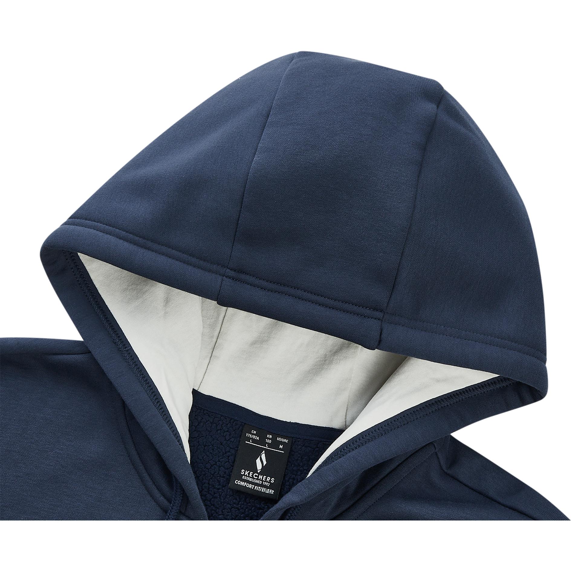Унисекс толстовка тёмно-синяя Skechers
Унисекс толстовка тёмно-синяя Skechers
