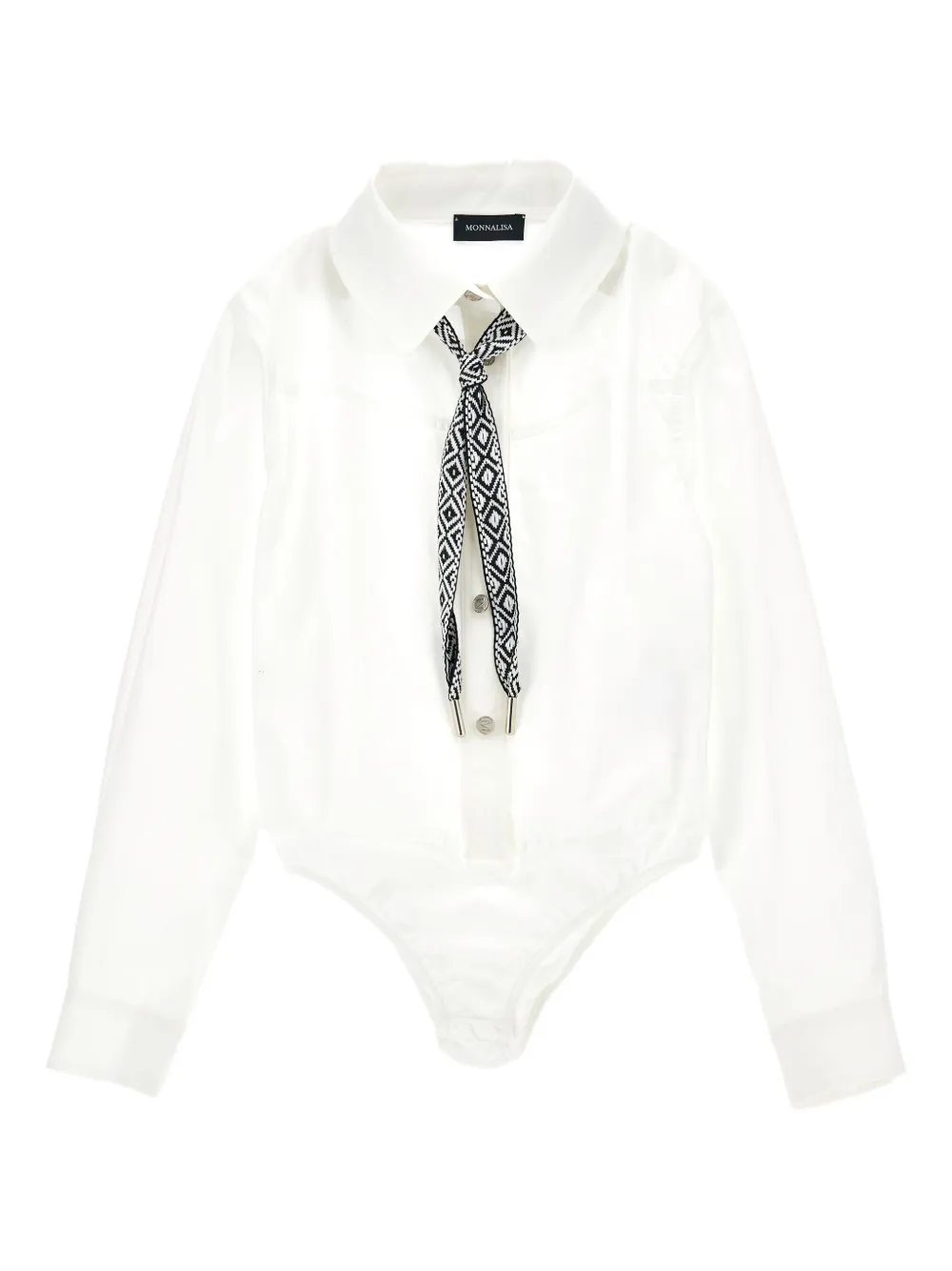 Боди на пуговицах Monnalisa, белый
Боди на пуговицах Monnalisa, белый
