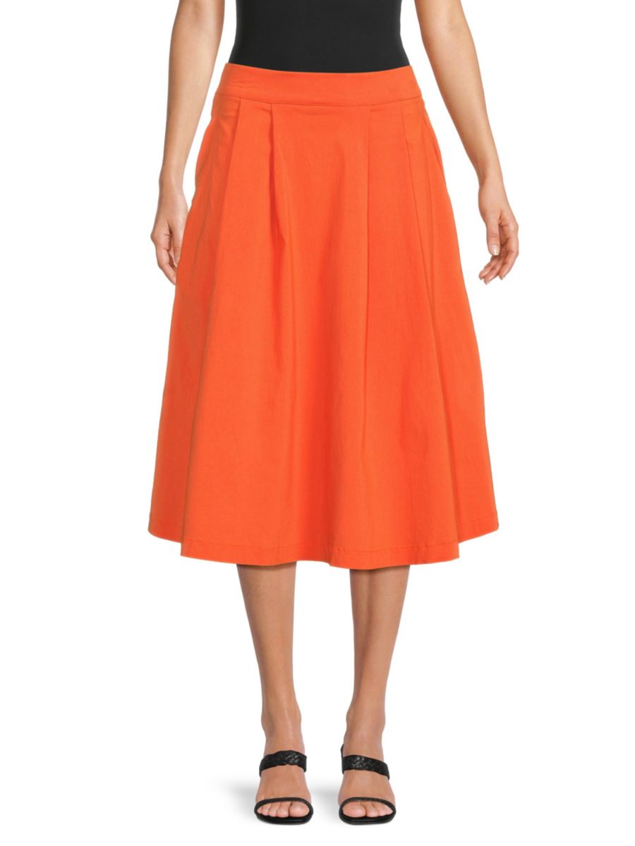 Юбка миди со складками Renee C., оранжевый
Юбка миди со складками Renee C., оранжевый