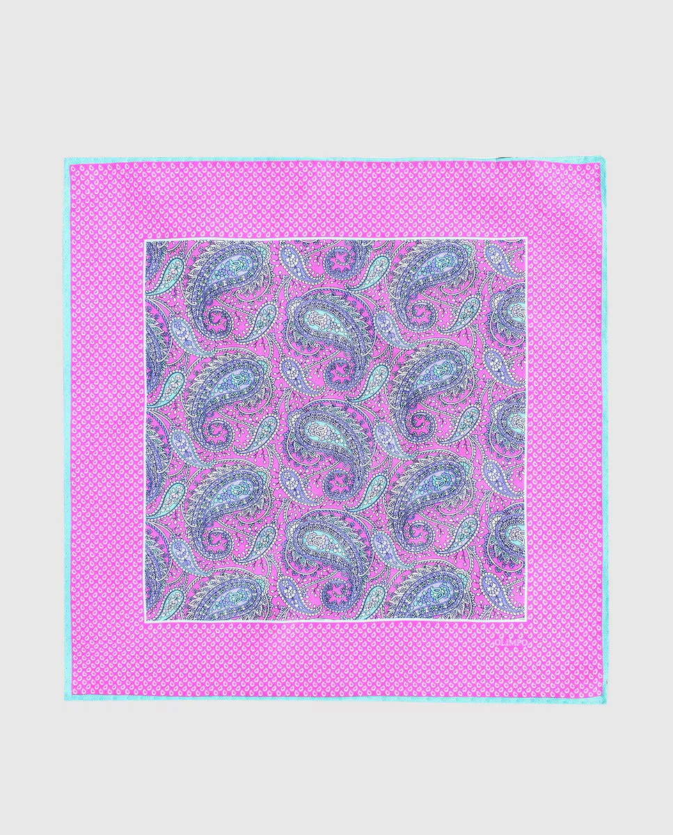 Розовый шелковый шарф в сочетании с принтом Olimpo, розовый
Розовый шелковый шарф в сочетании с принтом Olimpo, розовый