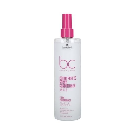 Двухфазный спрей-кондиционер для окрашенных волос 400 мл Schwarzkopf Professional, BC Color Freeze
Двухфазный спрей-кондиционер для окрашенных волос 400 мл Schwarzkopf Professional, BC Color Freeze