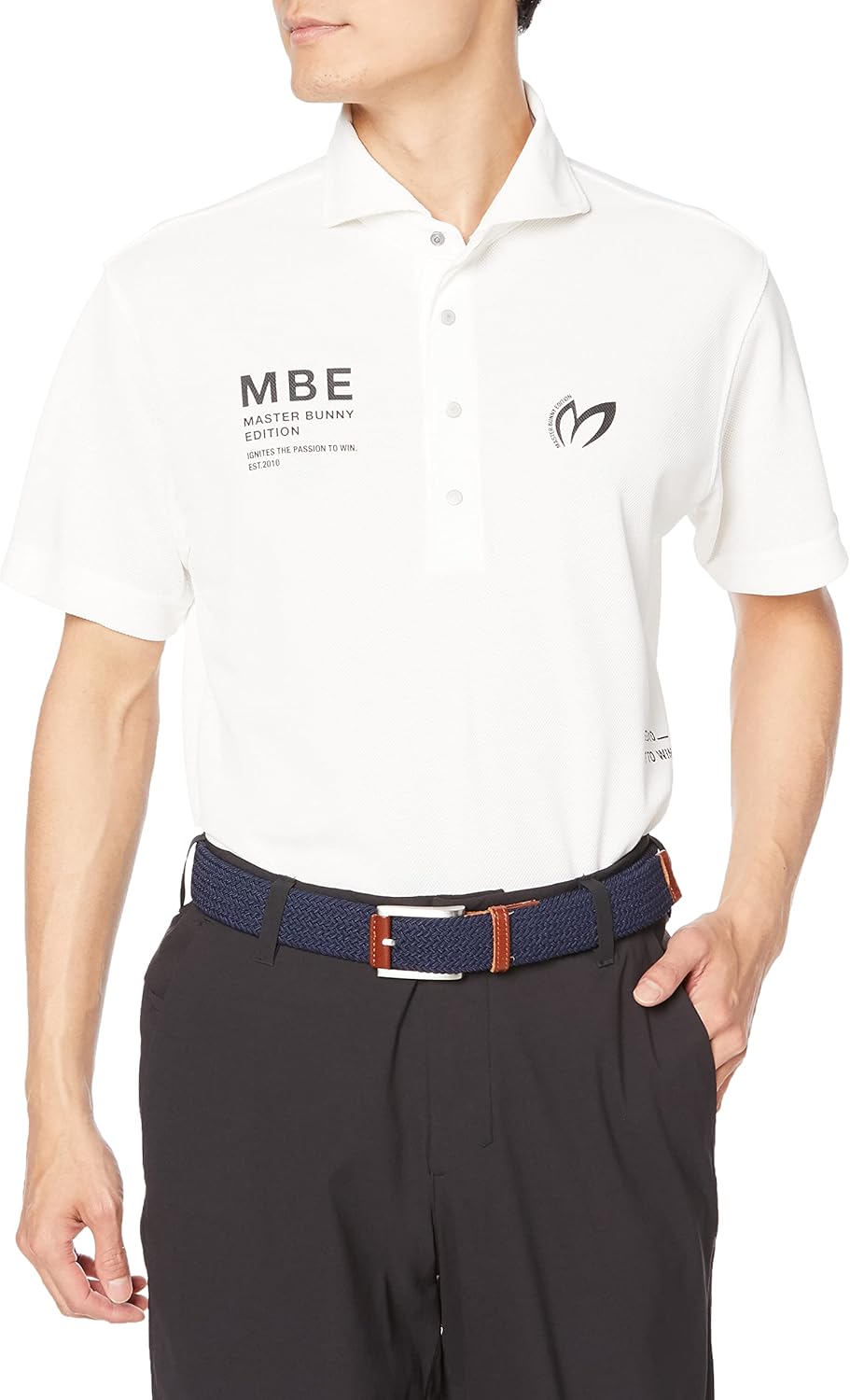 Мужская поло-рубашка с коротким рукавом Master Bunny 758-3160405 (полиэстер Kanoko) / для гольфа, белый
Мужская поло-рубашка с коротким рукавом Master Bunny 758-3160405 (полиэстер Kanoko) / для гольфа, белый