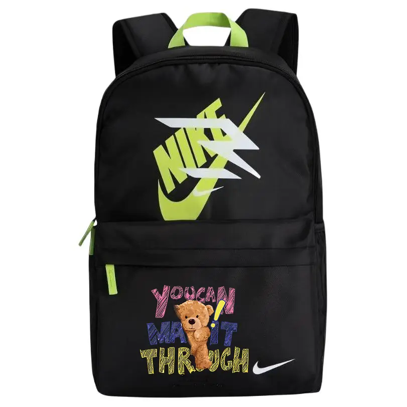 Nike Полиэстеровый рюкзак унисекс черный, Cute Bear 
Nike Полиэстеровый рюкзак унисекс черный, Cute Bear
