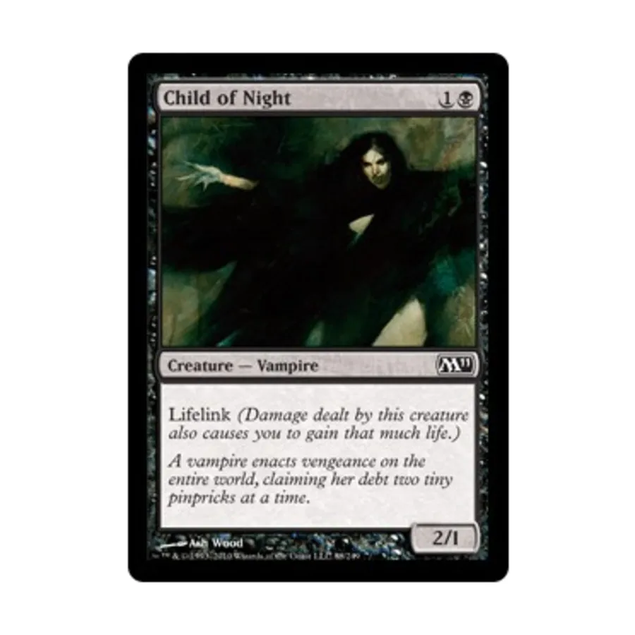 CCG Дитя Ночи (С) (Фольга), MTG - Magic 2011
CCG Дитя Ночи (С) (Фольга), MTG - Magic 2011