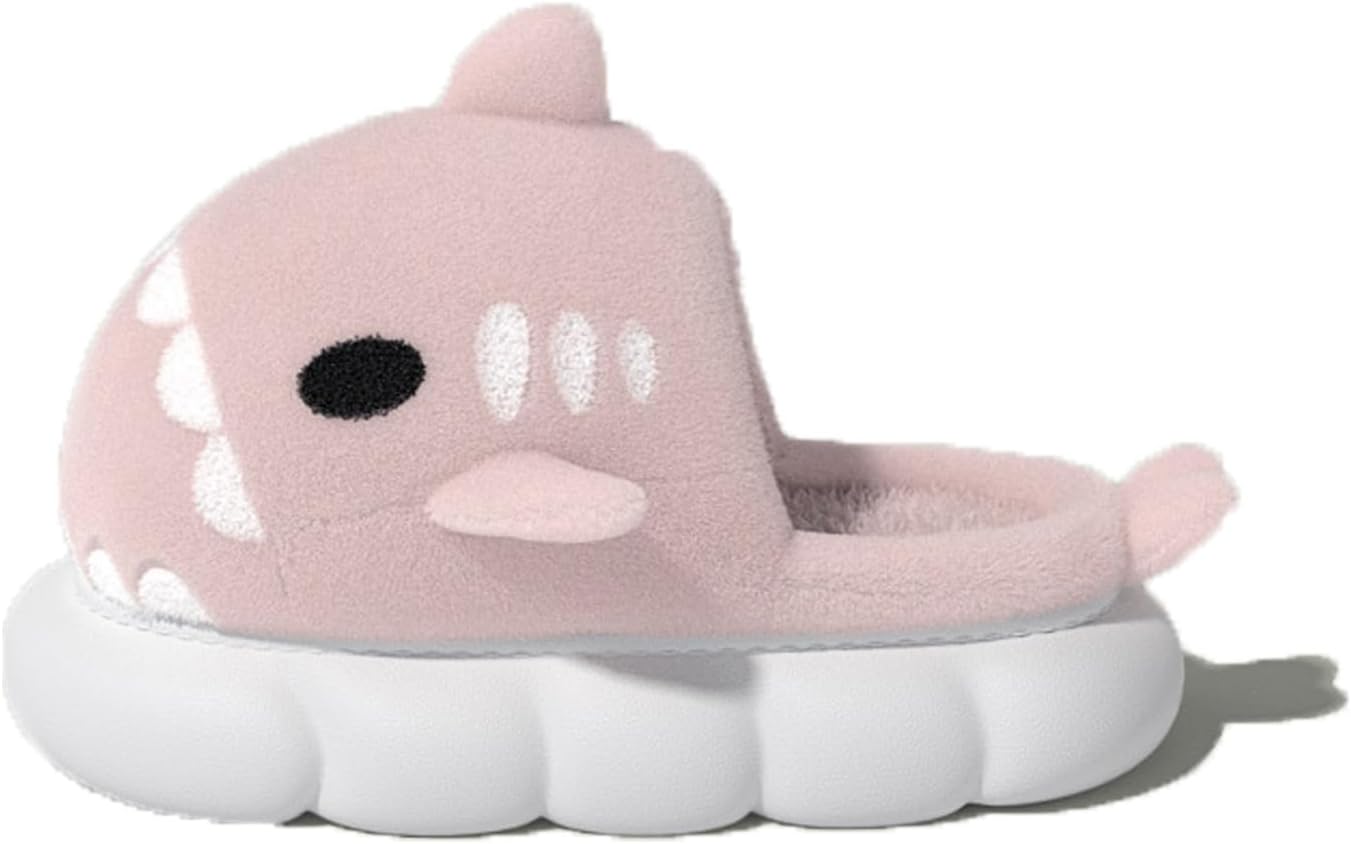 Тапочки в виде акулы мягкие и теплые зимой, модные, милые и теплые, для дома и улицы, унисекс Zureto, розовый
Тапочки в виде акулы мягкие и теплые зимой, модные, милые и теплые, для дома и улицы, унисекс Zureto, розовый
