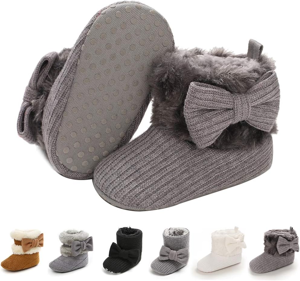 Ботинки для новорожденных мальчиков и девочек E-FAK, зимние снежные с бантиком, с мягкой подошвой, противоскользящие, теплые, для малышей и начинающих ходить, 02 Light Grey
Ботинки для новорожденных мальчиков и девочек E-FAK, зимние снежные с бантиком, с мягкой подошвой, противоскользящие, теплые, для малышей и начинающих ходить, 02 Light Grey