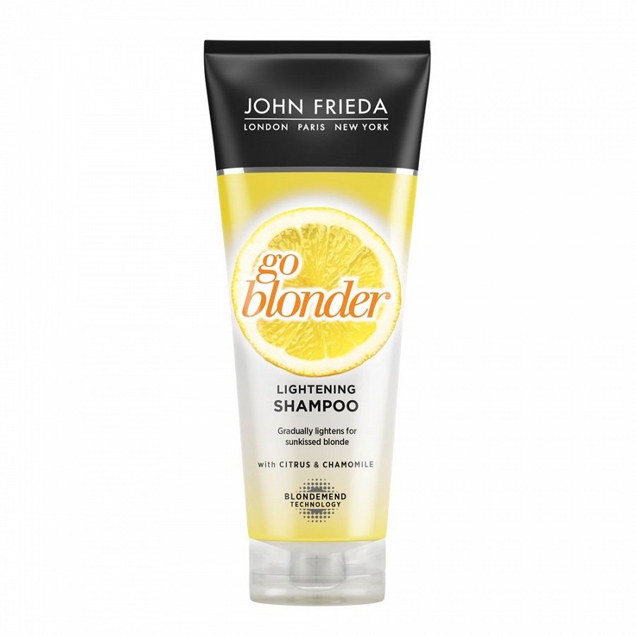 Осветляющий шампунь для волос sheer blonde go blonder shampoo John Frieda, 250 мл
Осветляющий шампунь для волос sheer blonde go blonder shampoo John Frieda, 250 мл