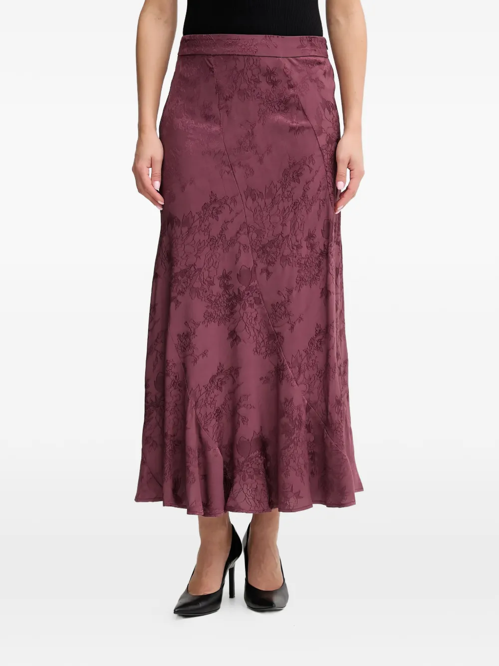 Миди-юбка с цветочным принтом и оборками Hoss Intropia, фиолетовый
Миди-юбка с цветочным принтом и оборками Hoss Intropia, фиолетовый