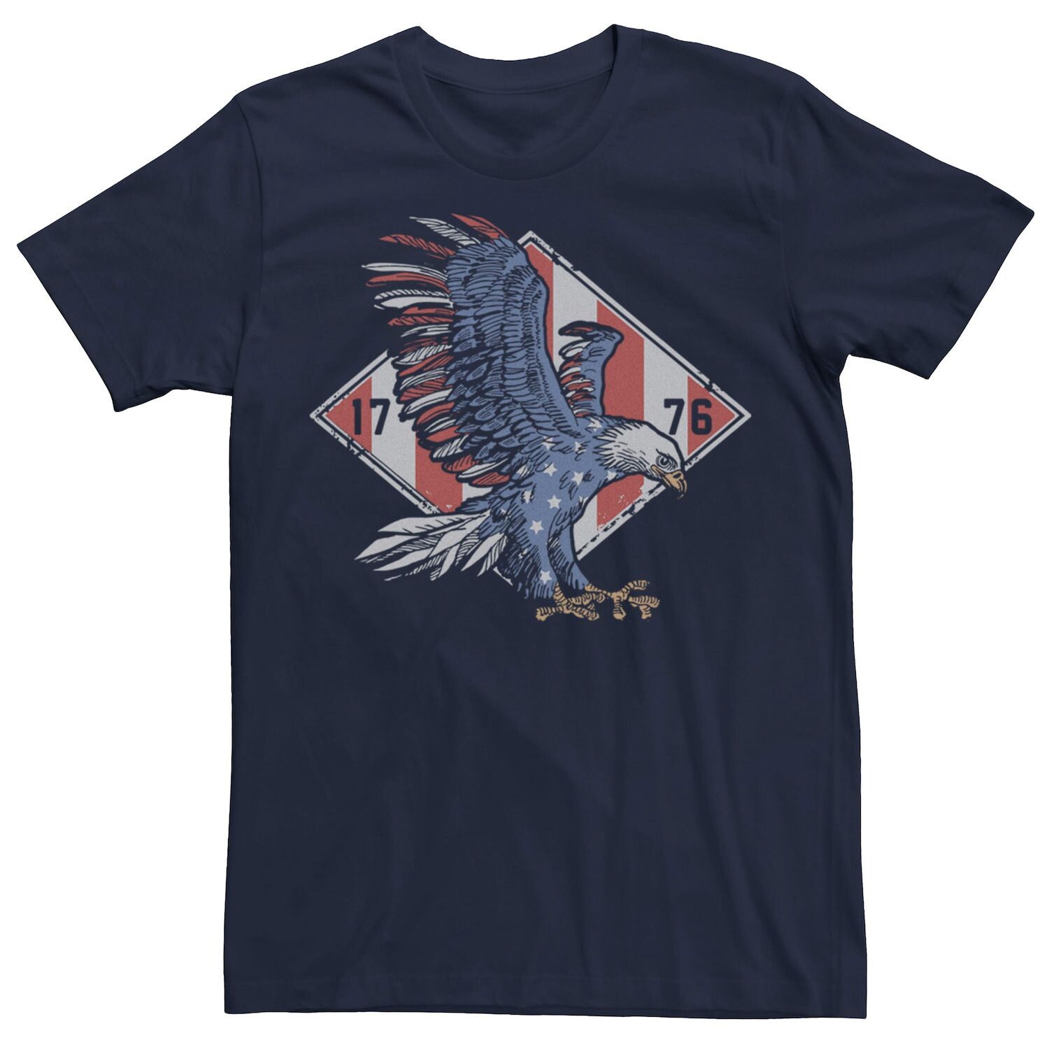 Мужская футболка 1776 Eagle Americana Badge Licensed Character
Мужская футболка 1776 Eagle Americana Badge Licensed Character