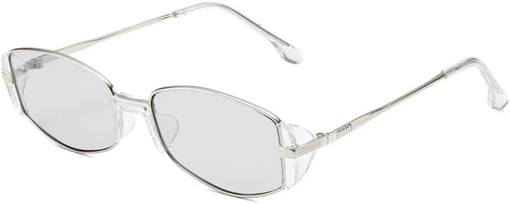 Винтажные солнцезащитные очки неправильной формы для женщин, мужчин и девушек в стиле панк, маленькие солнцезащитные очки с защитой от УФ-излучения UV400 VRTRFFTR, Silver-lightgray
Винтажные солнцезащитные очки неправильной формы для женщин, мужчин и девушек в стиле панк, маленькие солнцезащитные очки с защитой от УФ-излучения UV400 VRTRFFTR, Silver-lightgray