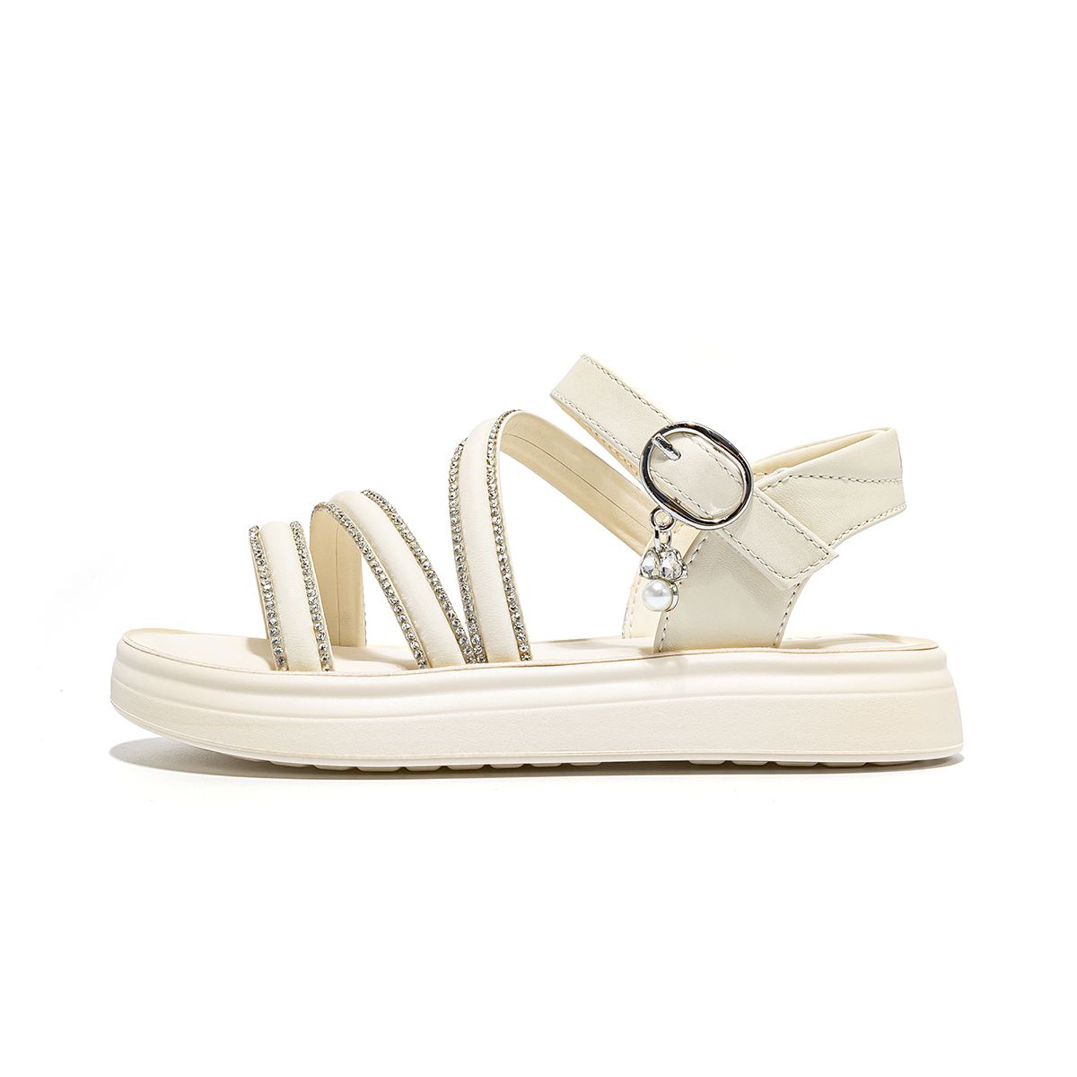 Детские сандалии с низким верхом, устойчивые к истиранию и скольжению Annil, бежевый 
Детские сандалии с низким верхом, устойчивые к истиранию и скольжению Annil, бежевый