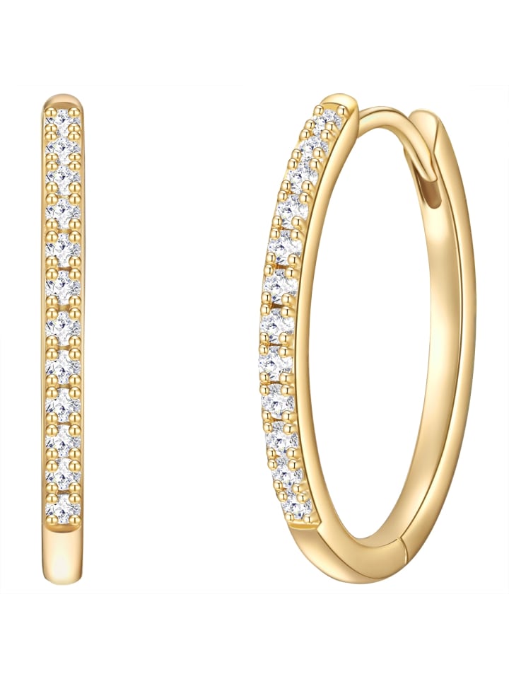 Glanzstücke München Серьги из стерлингового серебра с кубическим цирконием в оправе из желтого золота
Glanzstücke München Серьги из стерлингового серебра с кубическим цирконием в оправе из желтого золота