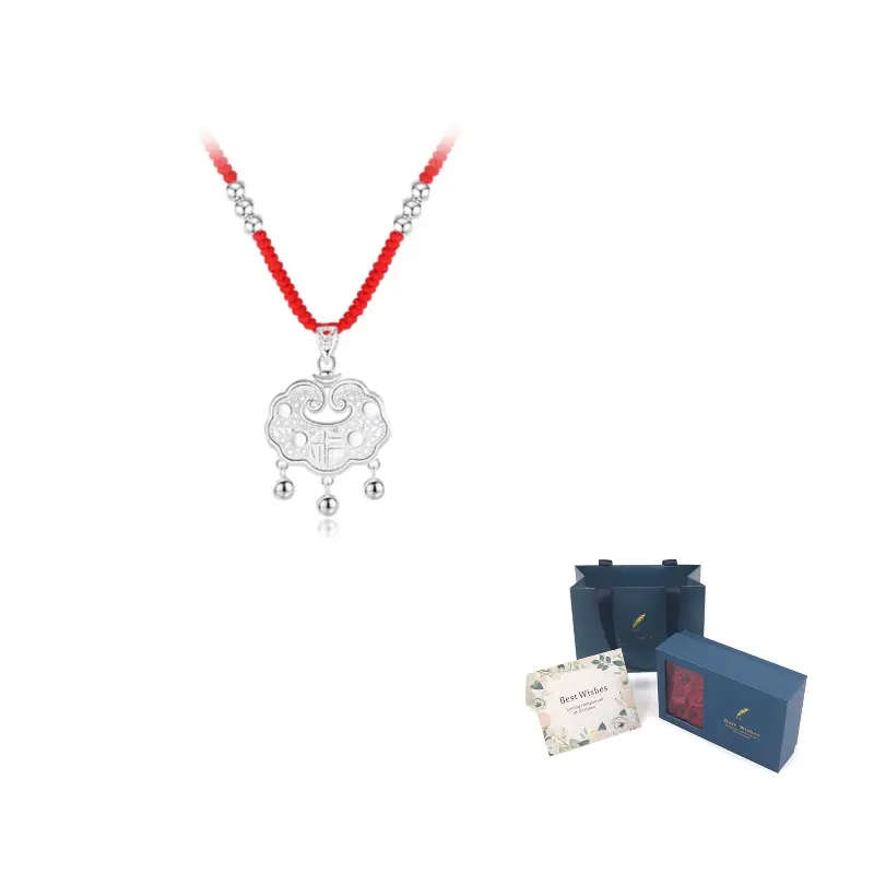 SHANGYINFU 999 Silver Alloy Колье для женщин
SHANGYINFU 999 Silver Alloy Колье для женщин