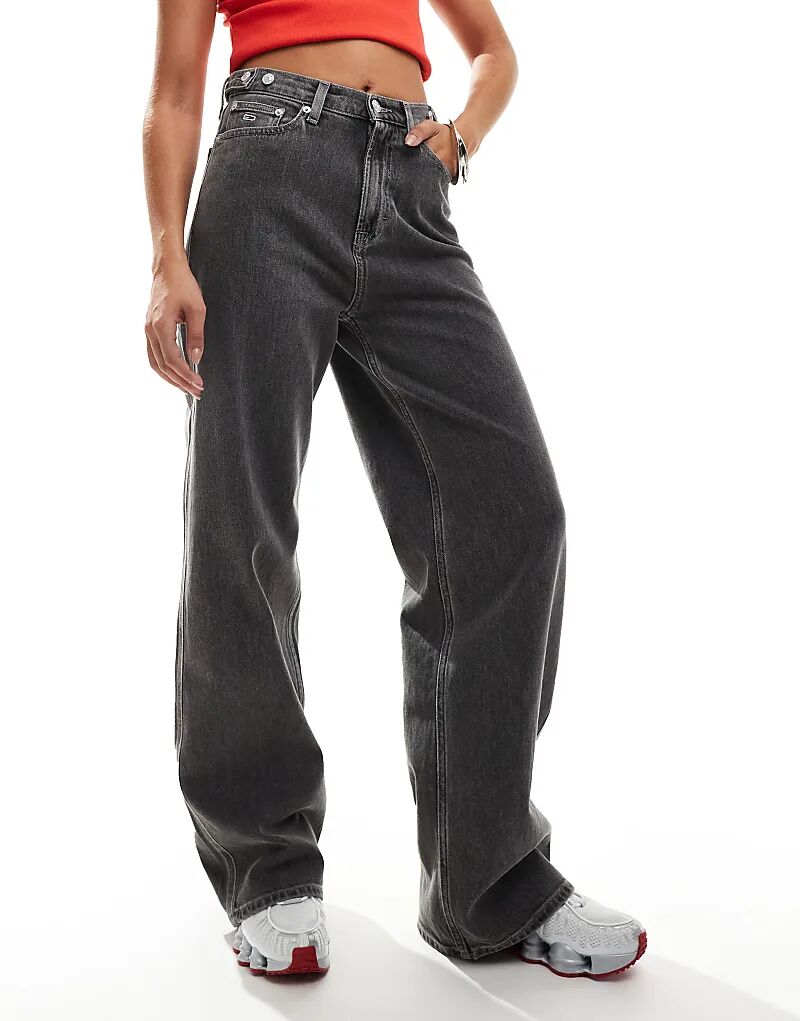 Джинсы Claire с высокой посадкой и широкими штанинами черного цвета Tommy Jeans
Джинсы Claire с высокой посадкой и широкими штанинами черного цвета Tommy Jeans