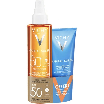 Capital Soleil Invisible Cellular Protection Oil SPF 50+ 200 мл Vichy
Capital Soleil Invisible Cellular Protection Oil SPF 50+ 200 мл Vichy