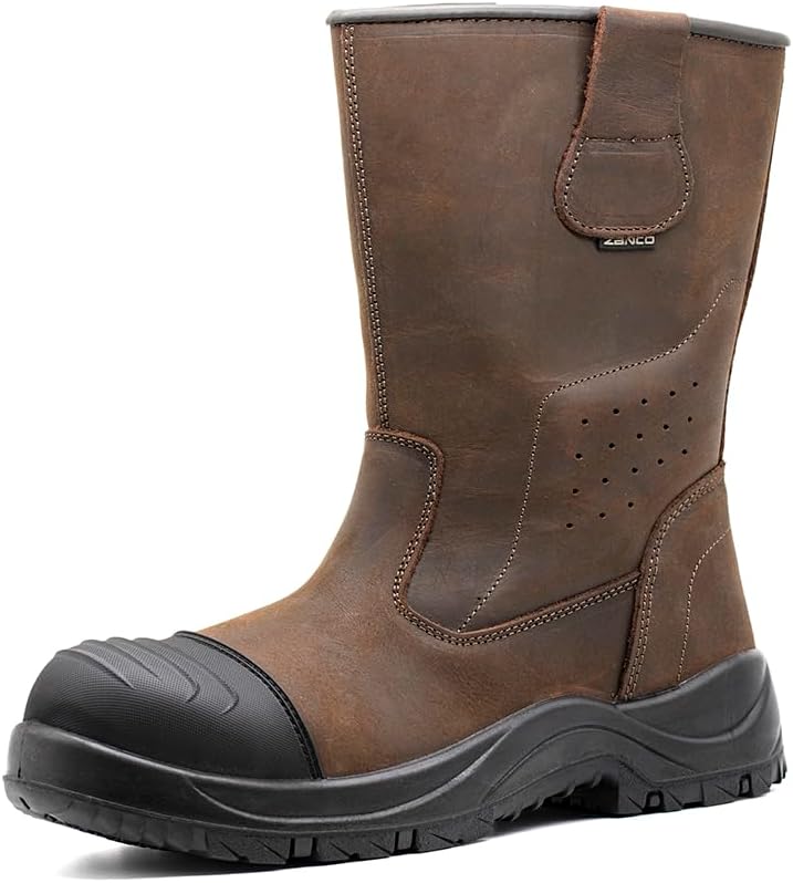 Мужские коричневые водонепроницаемые защитные сапоги ZANCO с композитным носком и защитой от электрического удара
Мужские коричневые водонепроницаемые защитные сапоги ZANCO с композитным носком и защитой от электрического удара