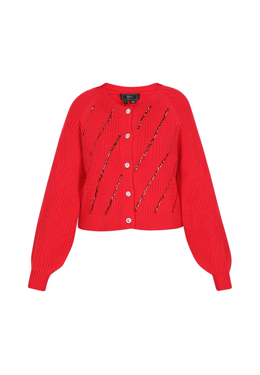 Вязаный кардиган faina, красный
Вязаный кардиган faina, красный