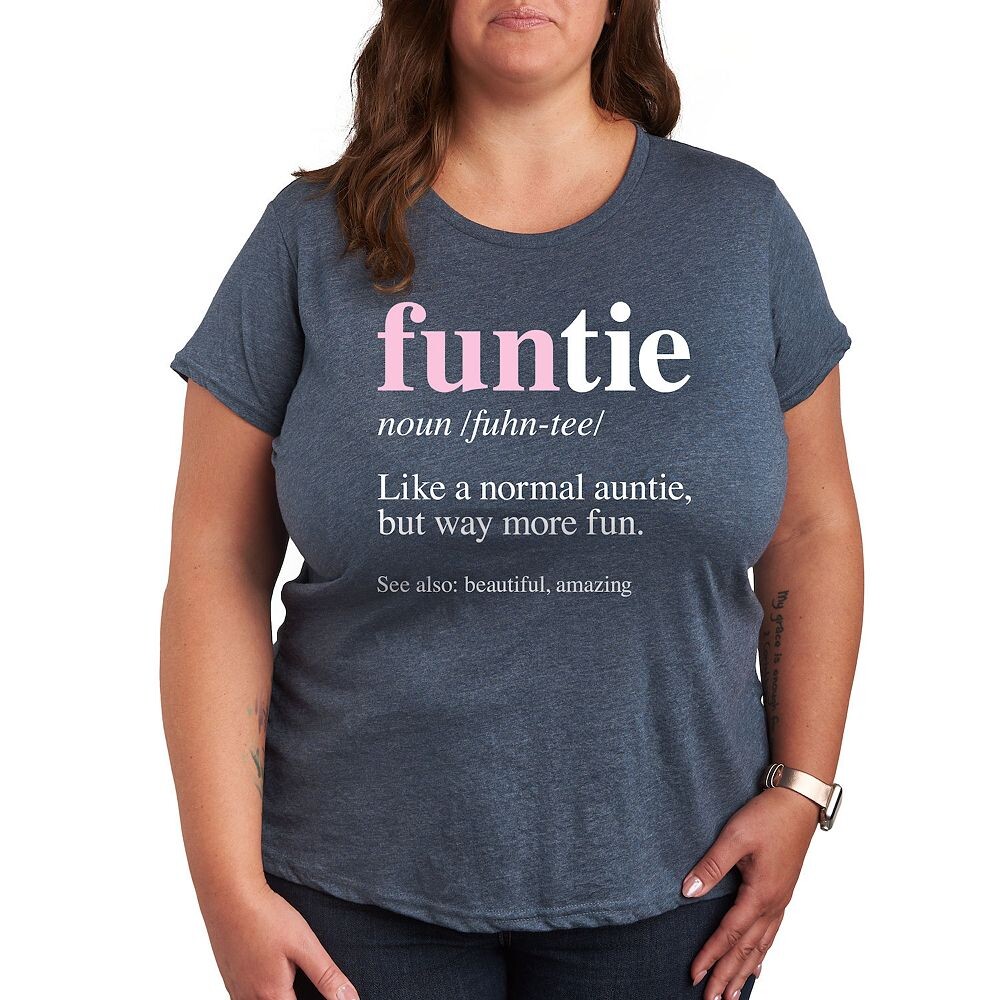 Футболка Plus с графическим рисунком Funtie Definition Licensed Character, цвет Heather Blue
Футболка Plus с графическим рисунком Funtie Definition Licensed Character, цвет Heather Blue