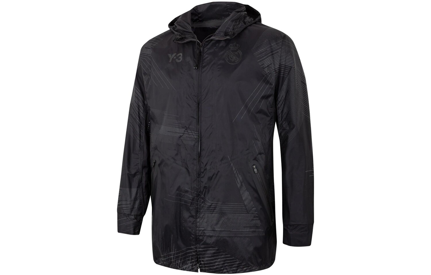 Y-3 X Real Madrid куртка мужская черная Adidas, черный 
Y-3 X Real Madrid куртка мужская черная Adidas, черный
