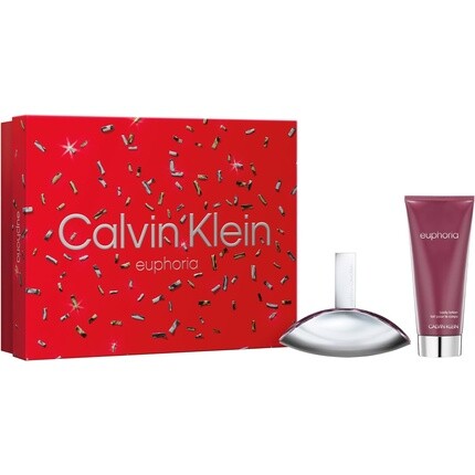 Calvin Klein Women's euphoria Gift Set Eau De Parfum 50ml and Body Lotion 100ml 
Calvin Klein Women's euphoria Gift Set Eau De Parfum 50ml and Body Lotion 100ml