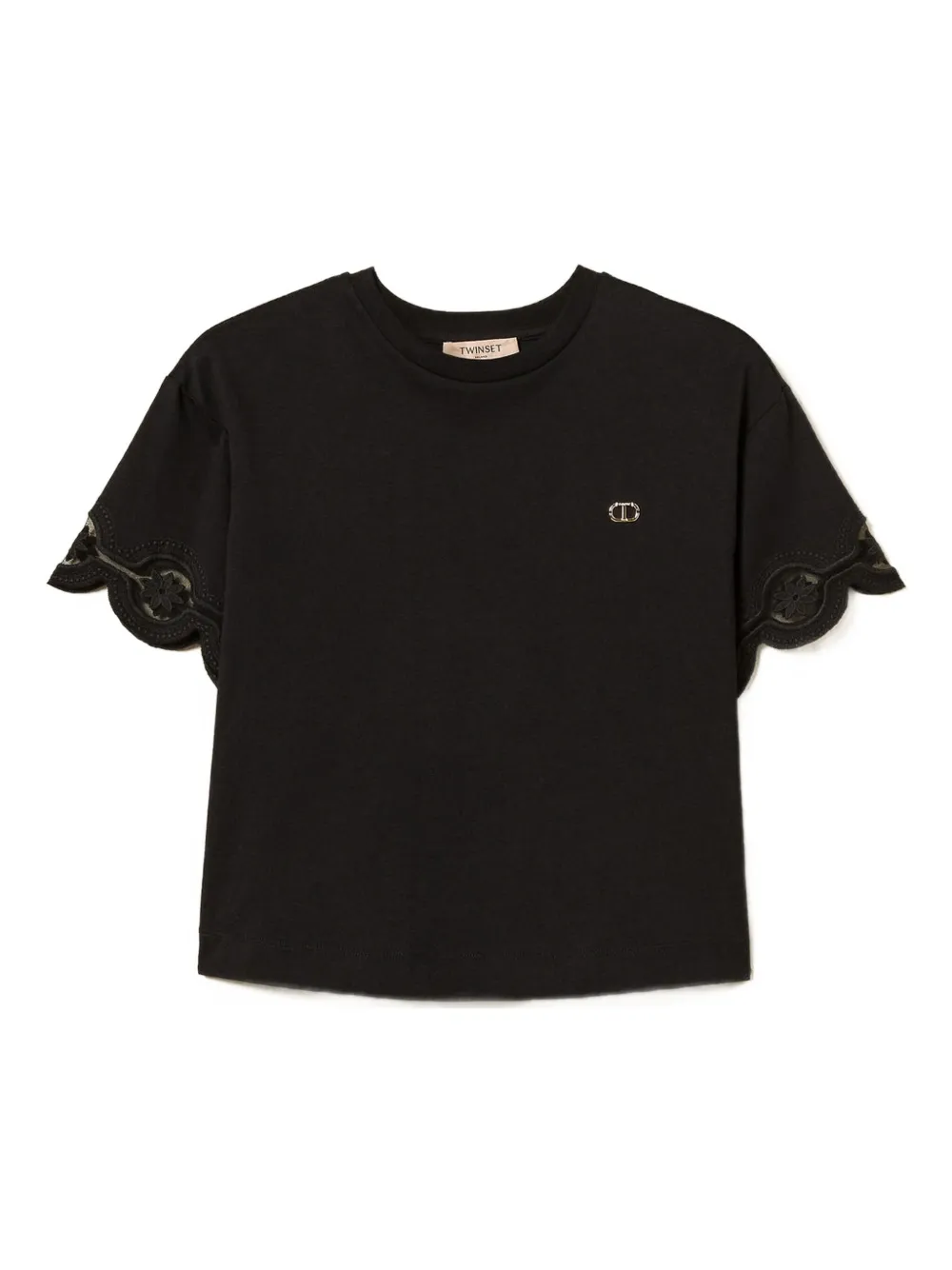 Футболка с фестонами TWINSET, синий
Футболка с фестонами TWINSET, синий