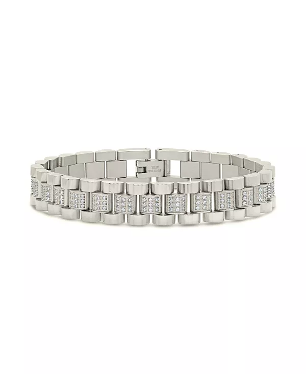 Браслет-Цепочка для часов с акцентом на кубические цирконии Sterling Forever, silver
Браслет-Цепочка для часов с акцентом на кубические цирконии Sterling Forever, silver