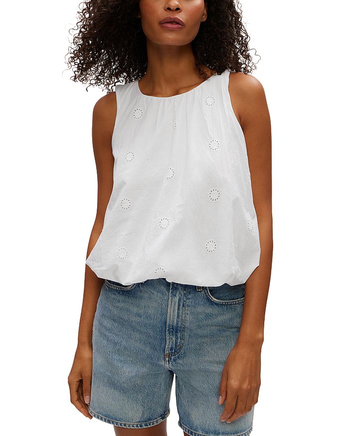 Топ с кружевными вставками Hazel Eyelet Bubble Michael Stars, белый
Топ с кружевными вставками Hazel Eyelet Bubble Michael Stars, белый