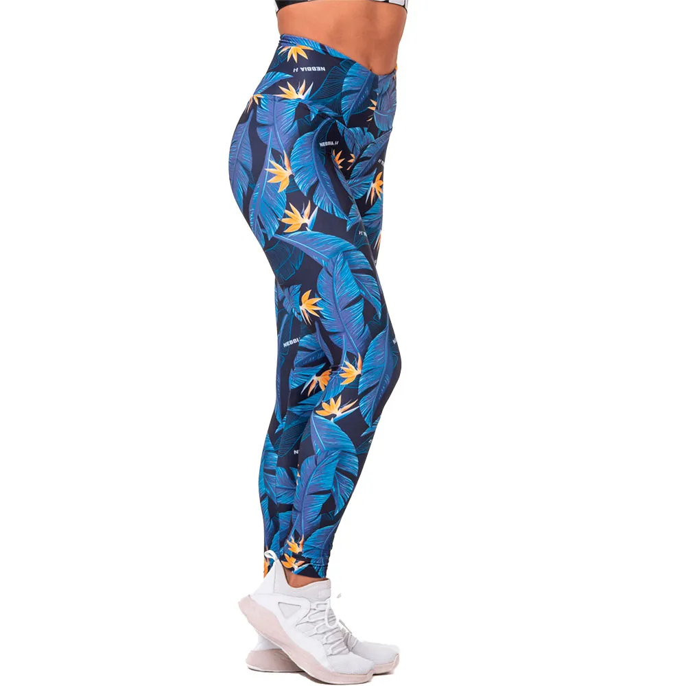 Леггинсы Nebbia Ocean Power High-Waist, синий 
Леггинсы Nebbia Ocean Power High-Waist, синий