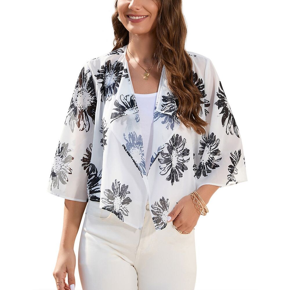 Женское болеро с плечами, укороченные кардиганы с рукавами «летучая мышь» и шифоновыми прозрачными плечами MISSKY, цвет Dasiy White
Женское болеро с плечами, укороченные кардиганы с рукавами «летучая мышь» и шифоновыми прозрачными плечами MISSKY, цвет Dasiy White