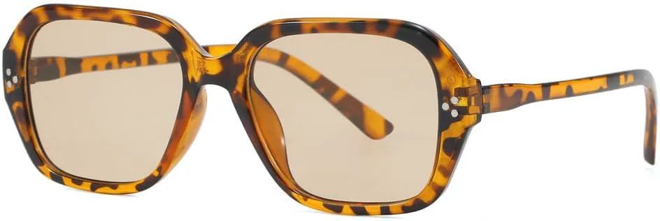 Ретро-солнцезащитные очки квадратной формы в черепаховой оправе для женщин и мужчин, модные очки в стиле 90-х и Y2K, защита от УФ-излучения UV400 ENSARJOE
Ретро-солнцезащитные очки квадратной формы в черепаховой оправе для женщин и мужчин, модные очки в стиле 90-х и Y2K, защита от УФ-излучения UV400 ENSARJOE