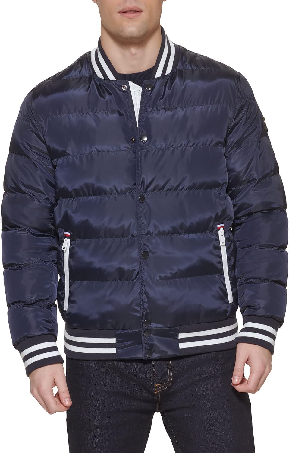 Мужская стеганая куртка-бомбер Tommy Hilfiger Mens Varsity, Midnight/Midnight
Мужская стеганая куртка-бомбер Tommy Hilfiger Mens Varsity, Midnight/Midnight