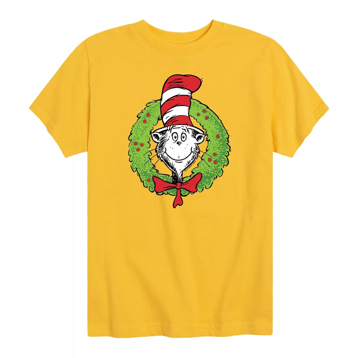 Футболка с изображением кота в шляпе и венком для мальчиков 8–20 лет «Доктор Сьюз» Licensed Character, желтый
Футболка с изображением кота в шляпе и венком для мальчиков 8–20 лет «Доктор Сьюз» Licensed Character, желтый